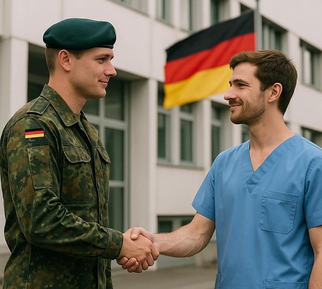 Bild: Zur Wehrpflicht geh&ouml;rt auch wieder ein Zivildienst, meint B&uuml;rgermeister Mattias Reinz