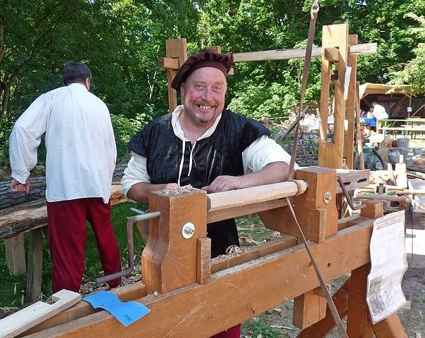 Bild: Mittelalterfest auf dem Strau&szlig;berg
