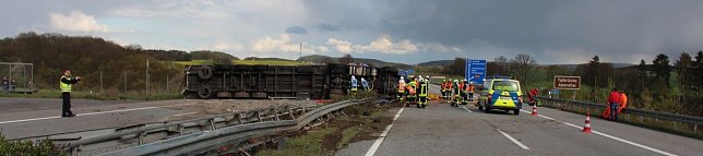 Bild: Unfall auf der A 38