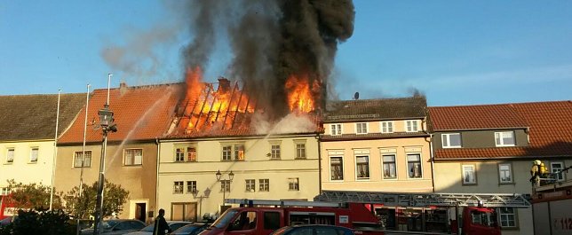 Bild: Wohnhausbrand in Wiehe