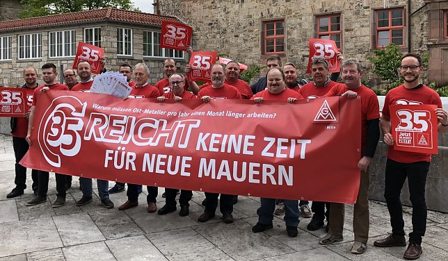 Bild: Arbeitszeitangleichung gefordert