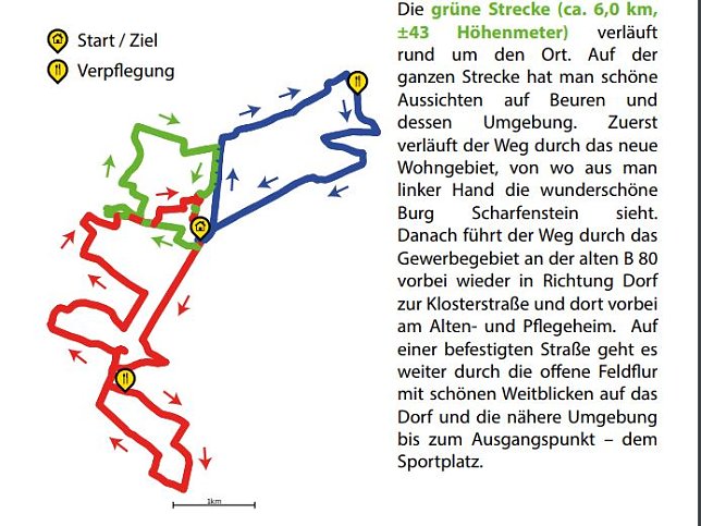 Bild: Wanderrouten