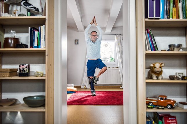 Bild: Yoga auch bei L&auml;hmung