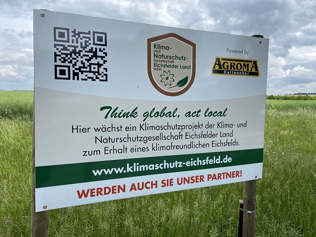 Bild: Hier wird f&uuml;r das Projekt geworben