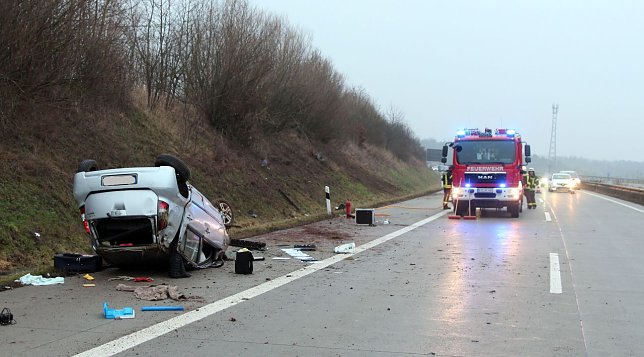 Bild: T&ouml;dlicher Unfall auf der A 38
