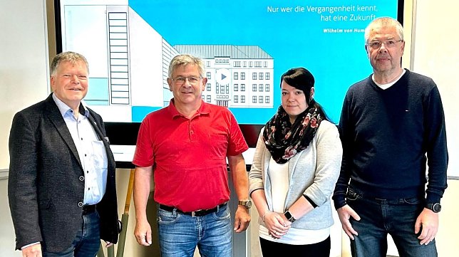 Bild: Von links: Achit T&ouml;lle, Volker Vogt, Cathleen Joiko und Rainer Sturm