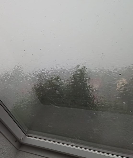 Bild: Heftiger Regen in Bischofferode