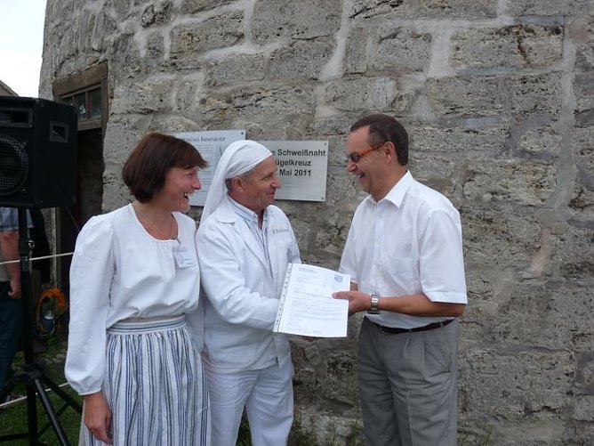 Gedr&auml;nge an der M&uuml;hle (Foto: Karl-Heinz Herrmann)