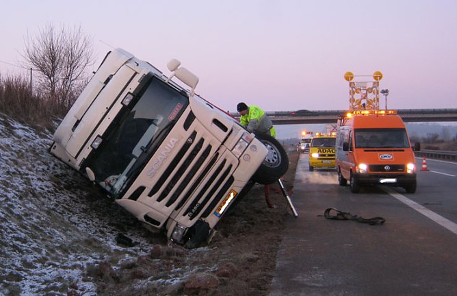 Umgefallen (Foto: Polizei) Umgefallen (Foto: Polizei)