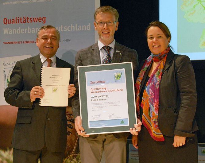 Wanderweg wurde ausgezeichnet (Foto: Naturparkverwaltung)