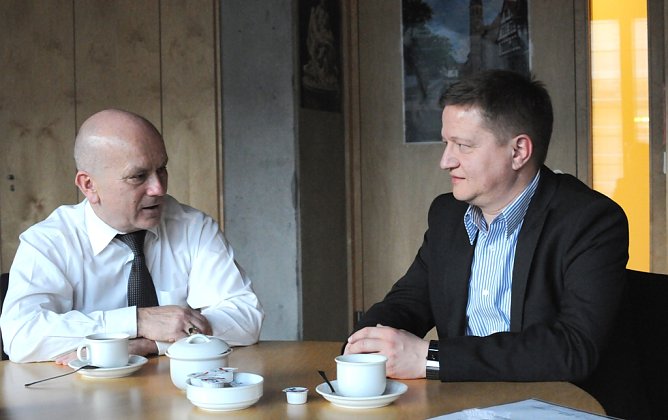 Manfred Grund und Thomas Spielmann (Foto: Ralf Kothe) Manfred Grund und Thomas Spielmann (Foto: Ralf Kothe)