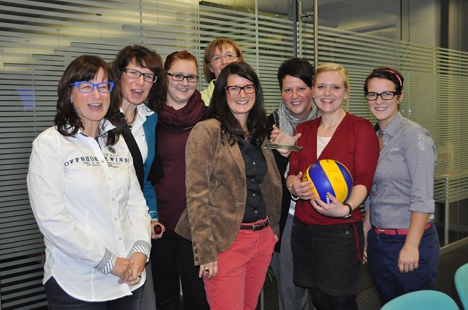 Mannschaft des Jahres - Volleyballerinnen (Foto: Ilka Kühn) Mannschaft des Jahres - Volleyballerinnen (Foto: Ilka Kühn)