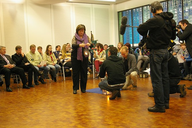 Aussendungsfeier Friedenslicht (Foto: Ilka K&uuml;hn)
