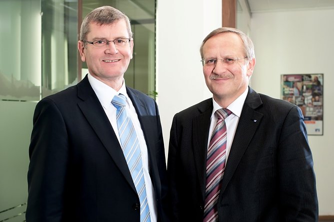 Geschäftsführung Volksbank Heiligenstadt (Foto: Ralf Stützer) Geschäftsführung Volksbank Heiligenstadt (Foto: Ralf Stützer)