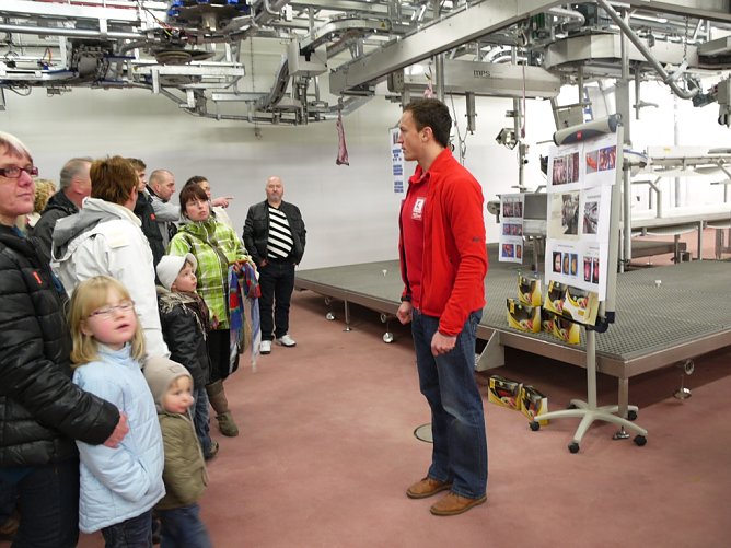 Familientag im Fleischbetrieb Kaufland (Foto: Ilka K&uuml;hn)