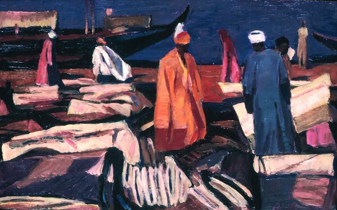 Bastmatten von Ronald Paris (Foto: Gerlinde Gr&auml;fin von Westphalen)