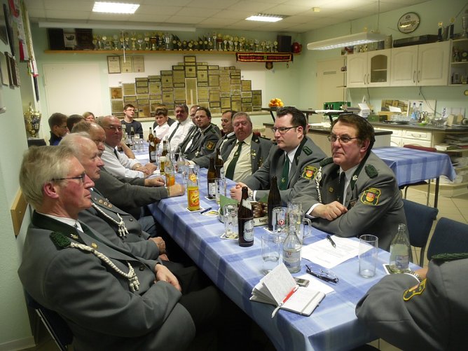 Versammlung Sch&uuml;tzengesellschaft (Foto: Ilka K&uuml;hn)