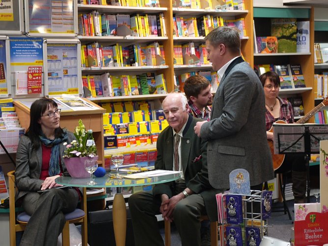 Buchvorstellung mit G&uuml;nter Kirchner (Foto: Ilka K&uuml;hn)