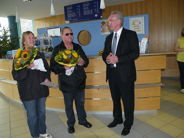 2 Millionster Besucher im Leinebad (Foto: Ilka K&uuml;hn)