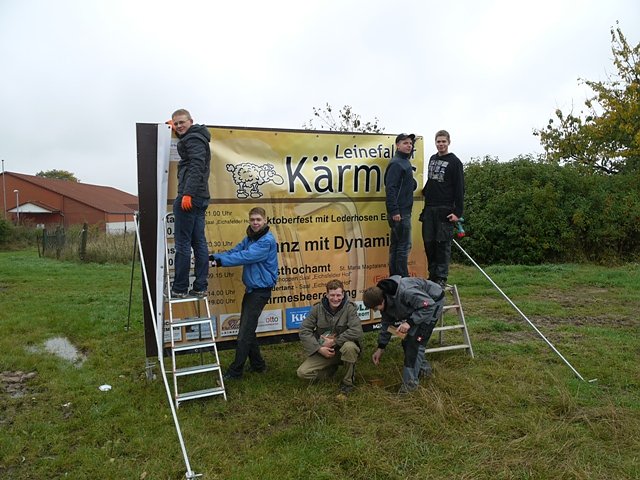 Kirmesvorbereitung (Foto: Ilka K&uuml;hn)