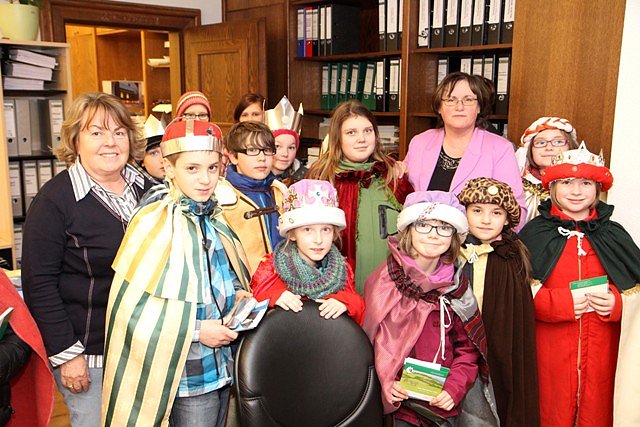 Sternsinger bei CDU-Fraktion (Foto: E. Montag)