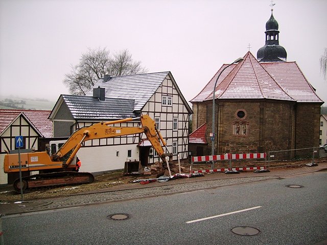 Hausabriss (Foto: Pfr. Haase)