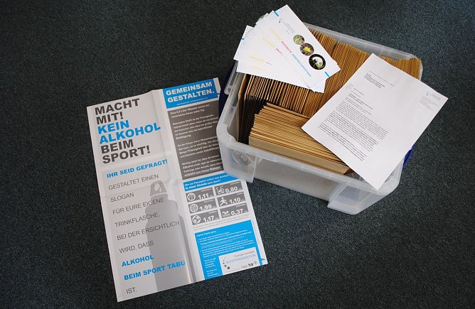 Kein Alkohol im Sport - Briefaktion (Foto: privat)