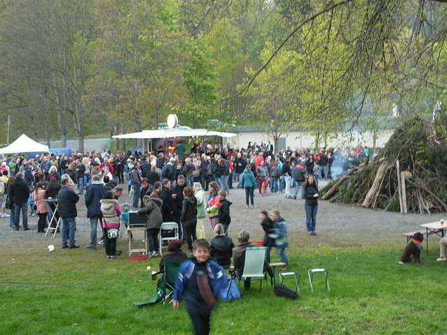Osterfeuer Worbis (Foto: Ilka K&uuml;hn)
