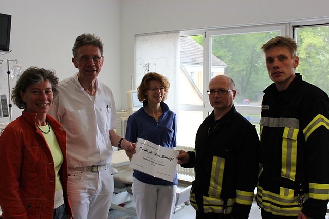 Feuerwehr&uuml;bung Dialyse (Foto: Feuerwehr Heiligenstadt)