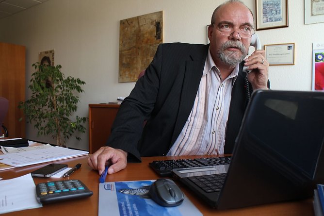 Leiter des BIC Hans Georg M&uuml;ller (Foto: Angelo Glashagel)