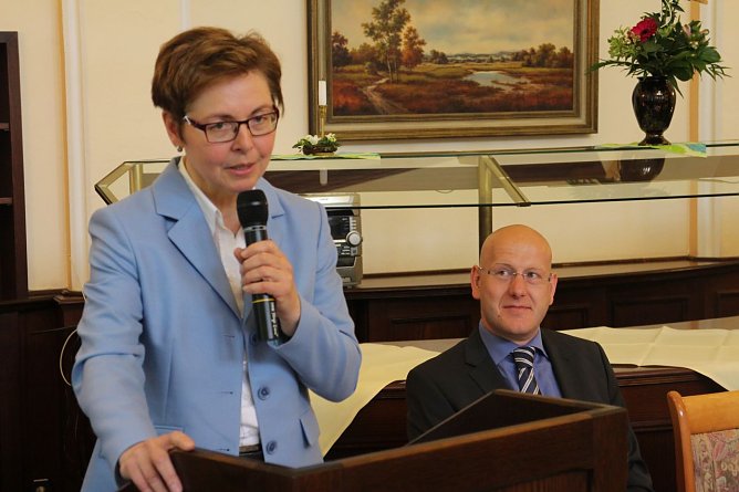 Ministerin Taubert in Ilfeld (Foto: Angelo Glashagel)