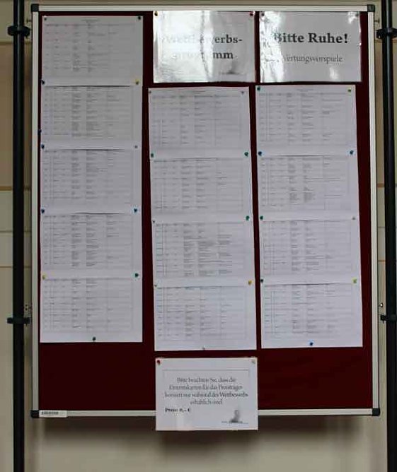 Carl Schroeder Wettbewerb begonnen (Foto: Karl-Heinz Herrmann) Carl Schroeder Wettbewerb begonnen (Foto: Karl-Heinz Herrmann)