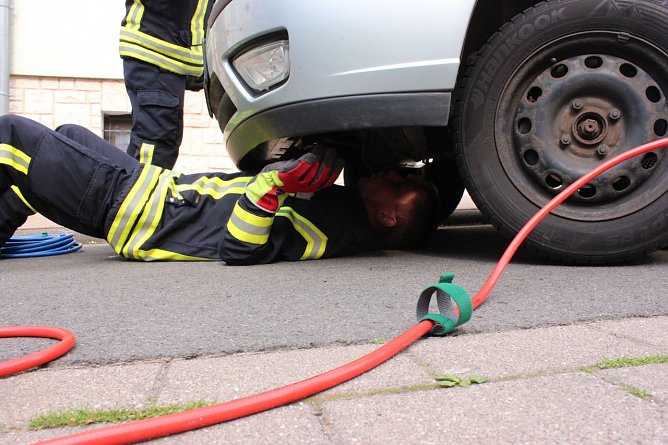 Tierrettung (Foto: Feuerwehr Heiligenstadt) Tierrettung (Foto: Feuerwehr Heiligenstadt)