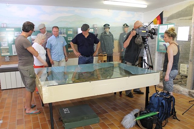 Sendung mit der Maus - Dreharbeiten (Foto: Grenzmuseum)