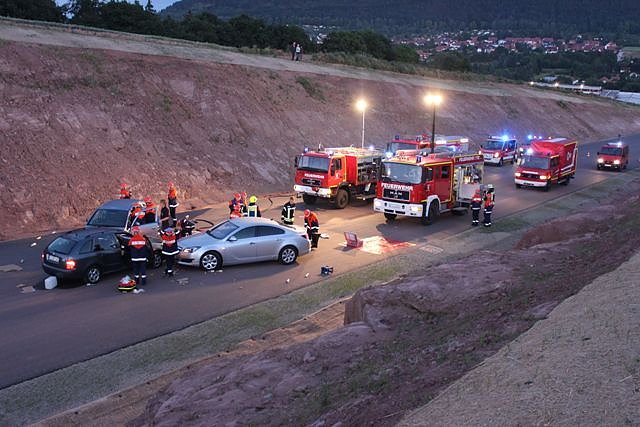 &Uuml;bung Autounfall (Foto: Feuerwehr Heiligenstadt)