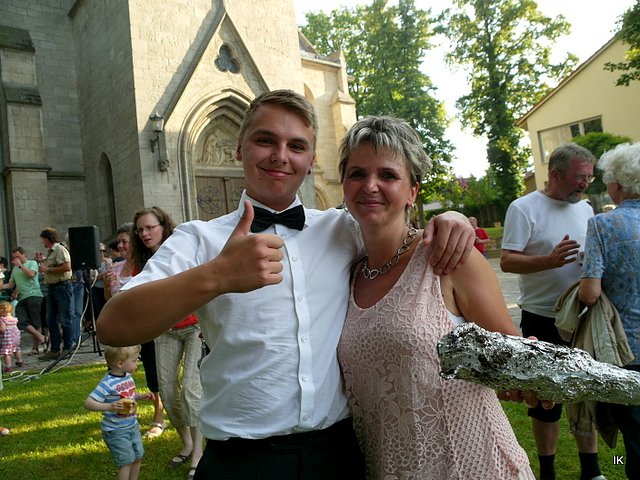 Christopher Rode fand die Flasche (Foto: Ilka K&uuml;hn)