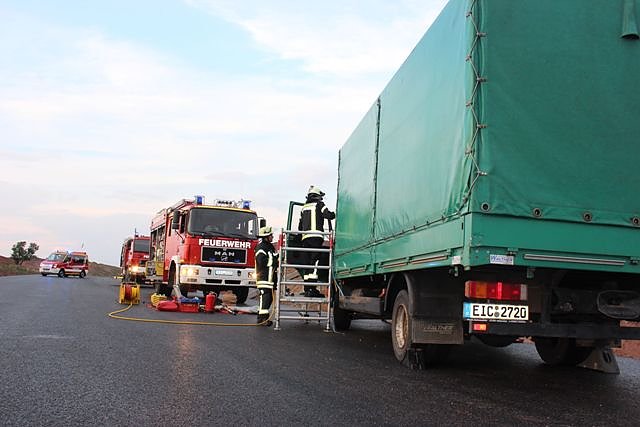 Übung (Foto: Feuerwehr Heiligenstadt) Übung (Foto: Feuerwehr Heiligenstadt)
