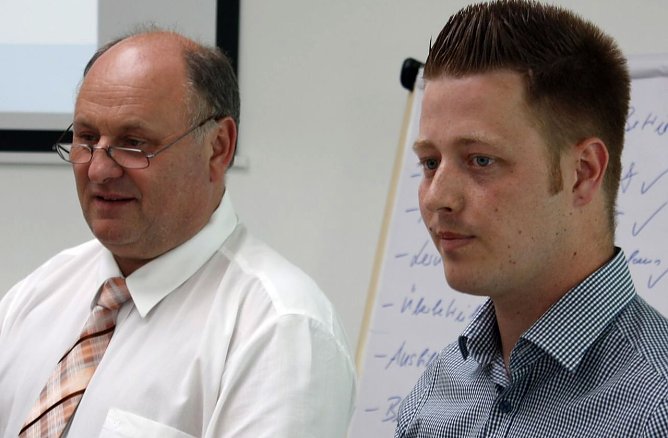 Helmut Peter, Christopher Fromm (Foto: AHP)