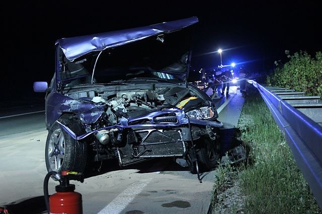 Unfall A 38 (Foto: Feuerwehr Heiligenstadt)