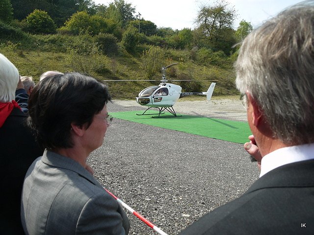 Hubschrauberlandung (Foto: Ilka K&uuml;hn)