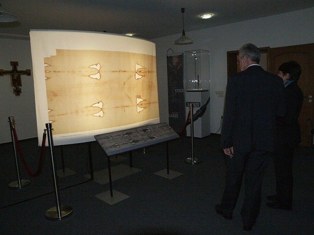 Ausstellung Grabtuch (Foto: Ilka K&uuml;hn)