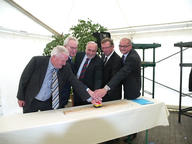 Symbolische Inbetriebnahme (Foto: Ilka K&uuml;hn)