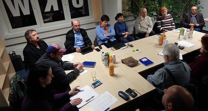 Reedaktionskonferenz beim OKN (Foto: OKN/Witzel)