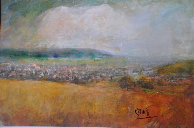 Klaus-Dieter Kerwitz: Blick auf Worbis (Foto: Galerie)