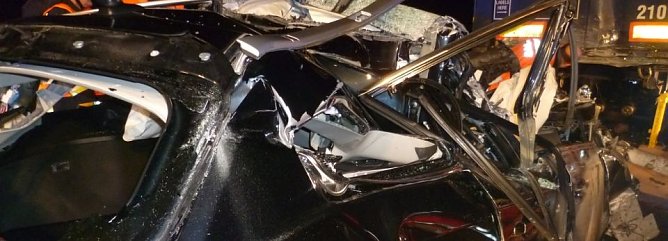 T&ouml;dlicher Unfall auf der A 38 im Januar dieses Jahres (Foto: API)
