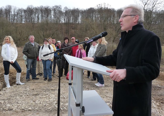 Spatenstich Br&uuml;cke (Foto: Karl-Heinz Herrmann)