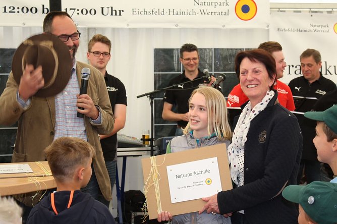 Beim Naturparkfest (Foto: Uwe M&uuml;ller)