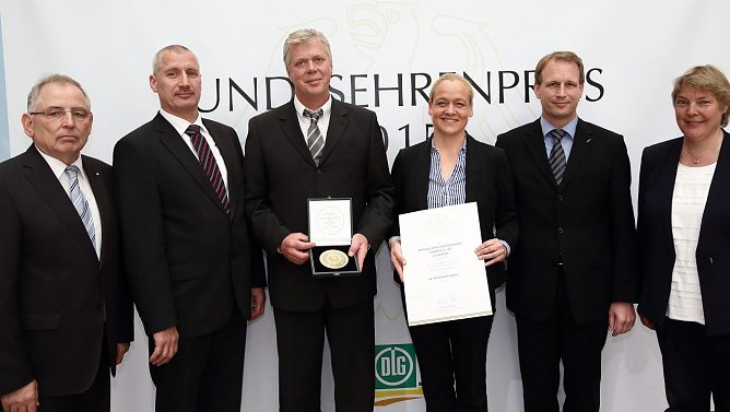 Auszeichnung Helbings (Foto: DLG) Auszeichnung Helbings (Foto: DLG)