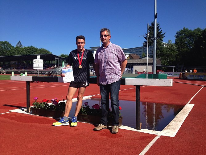 Philipp und sein Trainer (Foto: Privat)