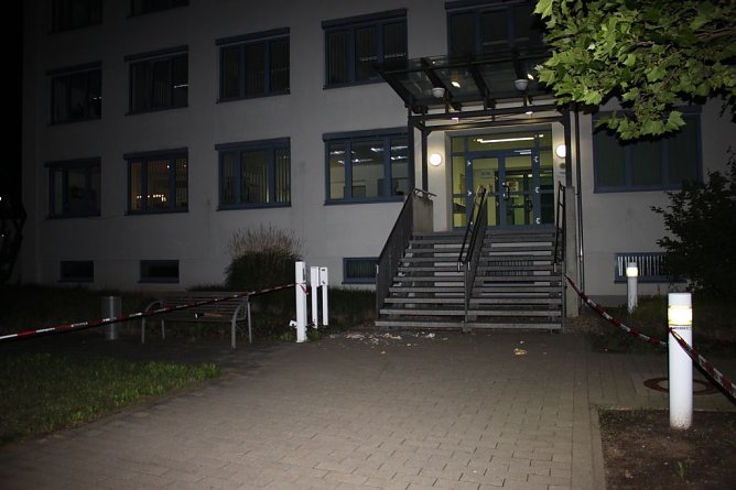 Polizeibriefkasten gesprengt (Foto: Polizei Eichsfeld)